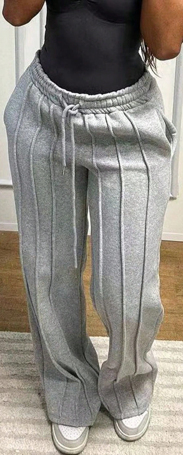 Pantalon de jogging à coutures verticales