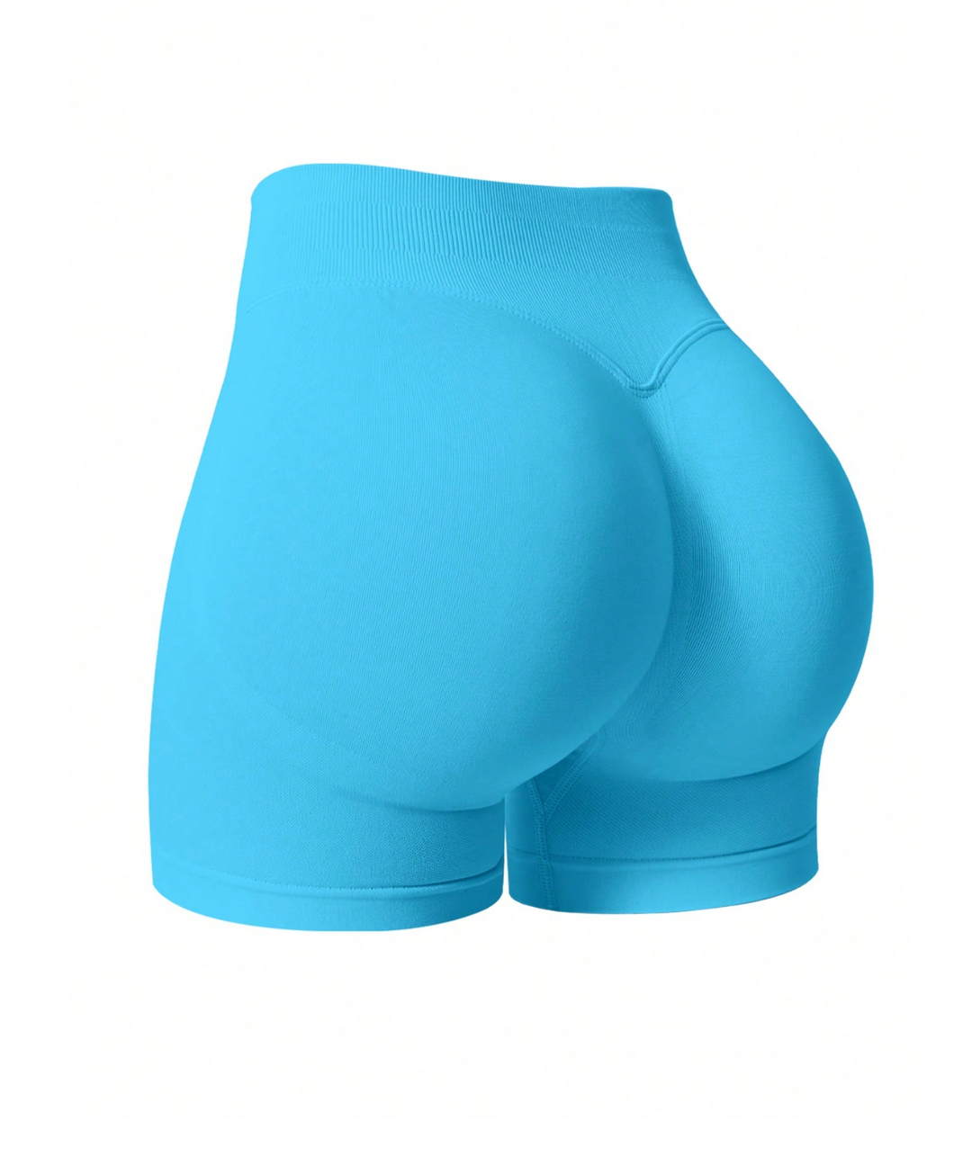 Short de sport gainant taille haute