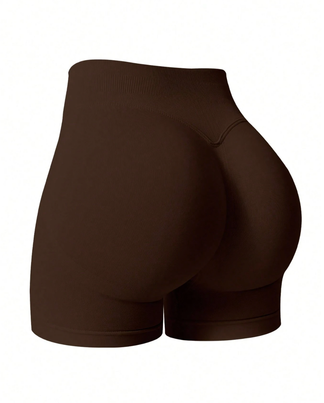Short de sport gainant taille haute