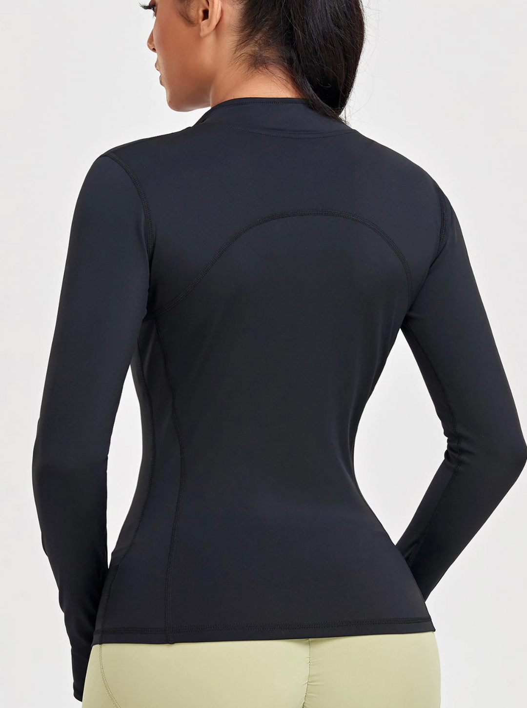 Veste de sport zippée à manches longues