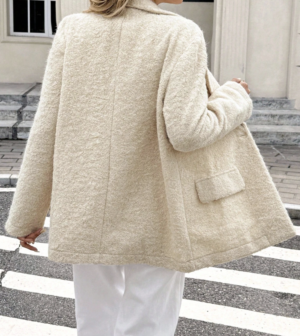 Veste texturée en tissu bouclé